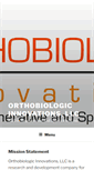 Mobile Screenshot of ortho-bio.com